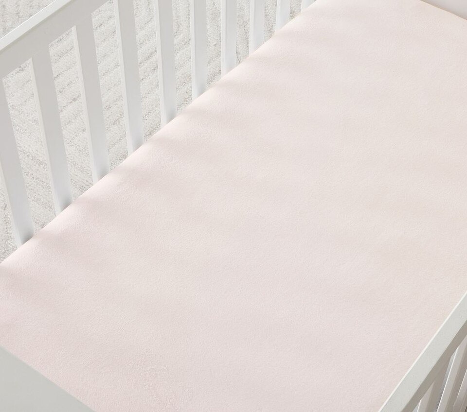 Velour Organic Cot Fitted Sheet Pottery Barn Kids Australia
